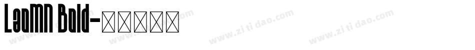 LaoMN Bold字体转换